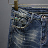 Retro Jeans Men's Slim Straight Stretch Pants