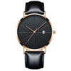 Men's Simple Waterproof Quartz Watch – Calendar Display