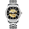 Men's Fashion Automatic Mechanical Watch – Hollow, Waterproof Design