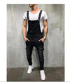 European And American Baggy Jeans Suspenders For Men With Holes