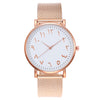 Couple's Creative Quartz Watch – Digital Mesh Band