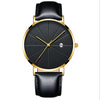 Men's Simple Waterproof Quartz Watch – Calendar Display