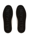 Balmain B-Court logo-plaque leather trainers