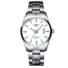 Men's Luxury Quartz Watch – Stainless Steel, Date Display