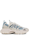 Balmain B-East monogram denim trainers