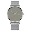 Men's Simple Waterproof Quartz Watch – Calendar Display
