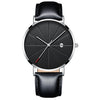 Men's Simple Waterproof Quartz Watch – Calendar Display