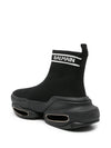 Balmain B-Bold knitted platform trainers