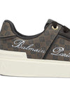 Balmain B-Court monogram leather sneakers