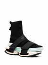 Balmain B-Bold touch-strap sneakers