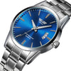 Men's Luxury Quartz Watch – Stainless Steel, Date Display