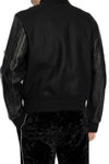 Amiri Staggered Logo Button-Up Varsity Jacket