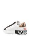 Dolce & Gabbana - Portofino patch-detail leather sneakers