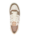 FENDI Match FF-appliqué leather sneakers