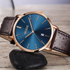Luxury Men's Sport Watch – Leather, Waterproof, Quartz