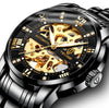 Men's Fashion Automatic Mechanical Watch – Hollow, Waterproof Design