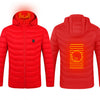 New Heated Jacket Coat USB Electric Jacket Cotton Coat Heater Thermal Clothing Heating Vest