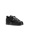 DOLCE & GABBANA - Portofino sneakers in calfskin and patent leather