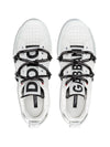 DOLCE & GABBANA - Portofino sneakers in calfskin and patent leather