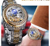 Forsining Luxury Skeleton Tourbillon Mechanical Watch