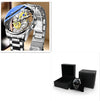 Men's Luxury Skeleton Watch – Automatic Quartz, Vintage Gold