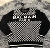 Balmain Mini Monogram Jacquard Jumper